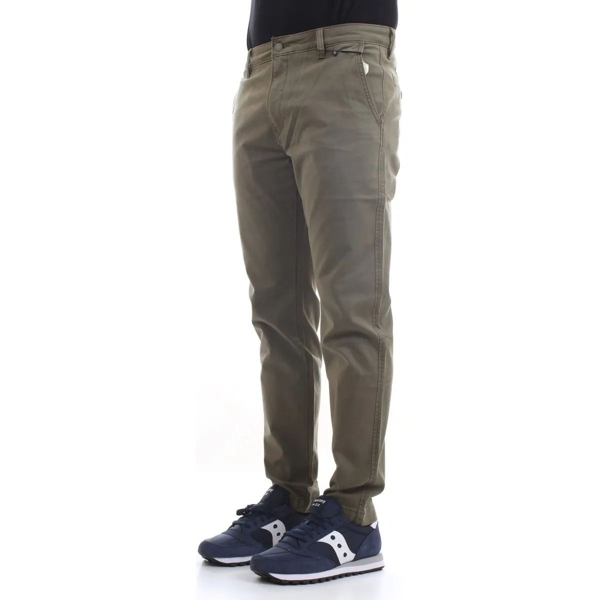 17196 Pantalones hombre verde