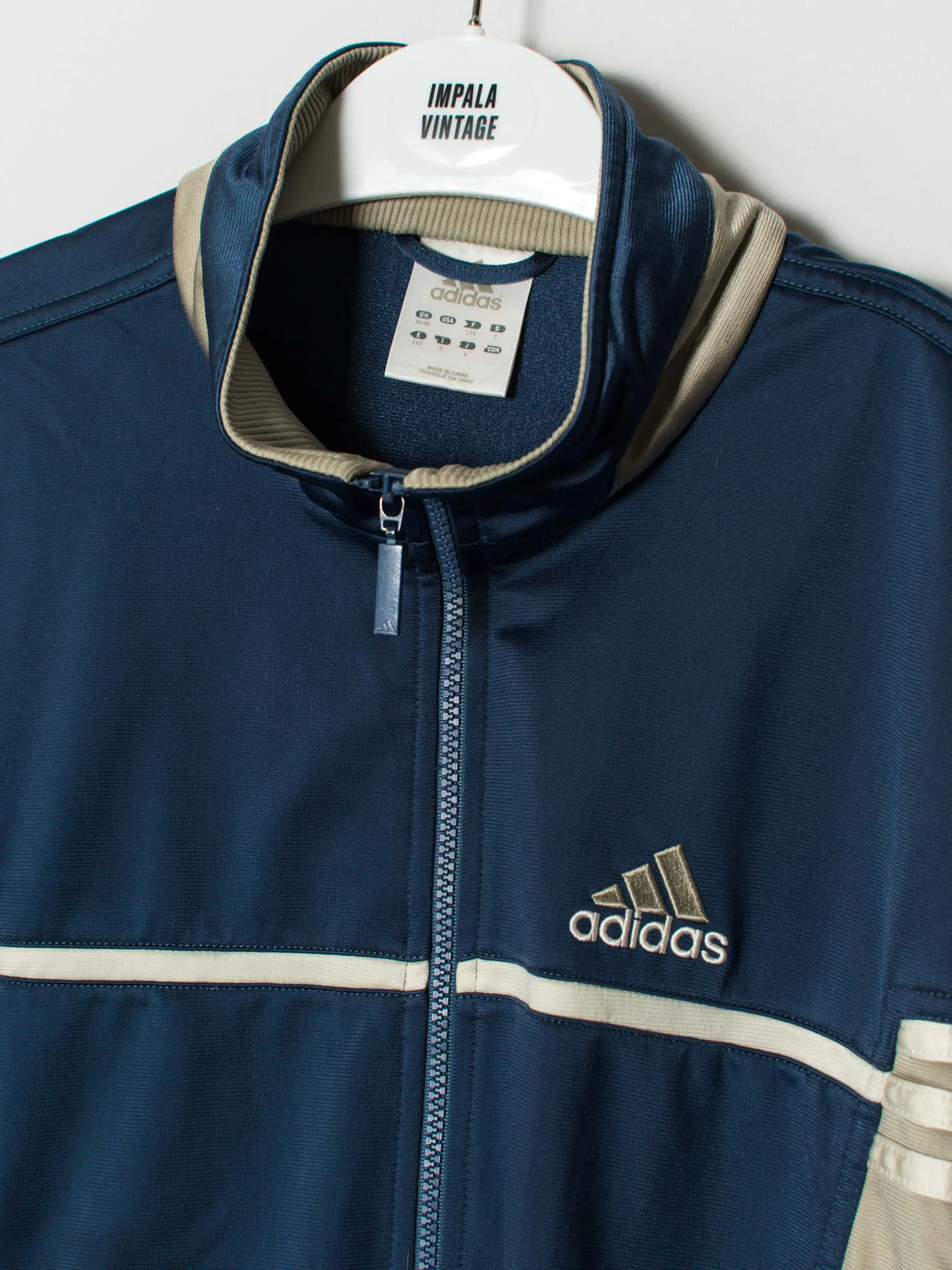 Adidas Blue & Grey Track Jacket