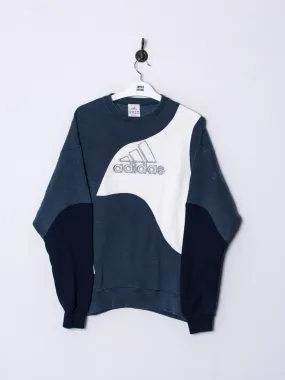 Adidas Blue & White Rework Sweatshirt