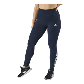 Adidas ESSENTIALS HIGH-WAISTED LOGO LEGGINGS Legend Ink / White