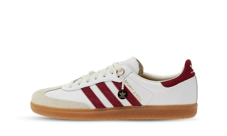 adidas Samba x Sporty & Rich 'White Burgundy'