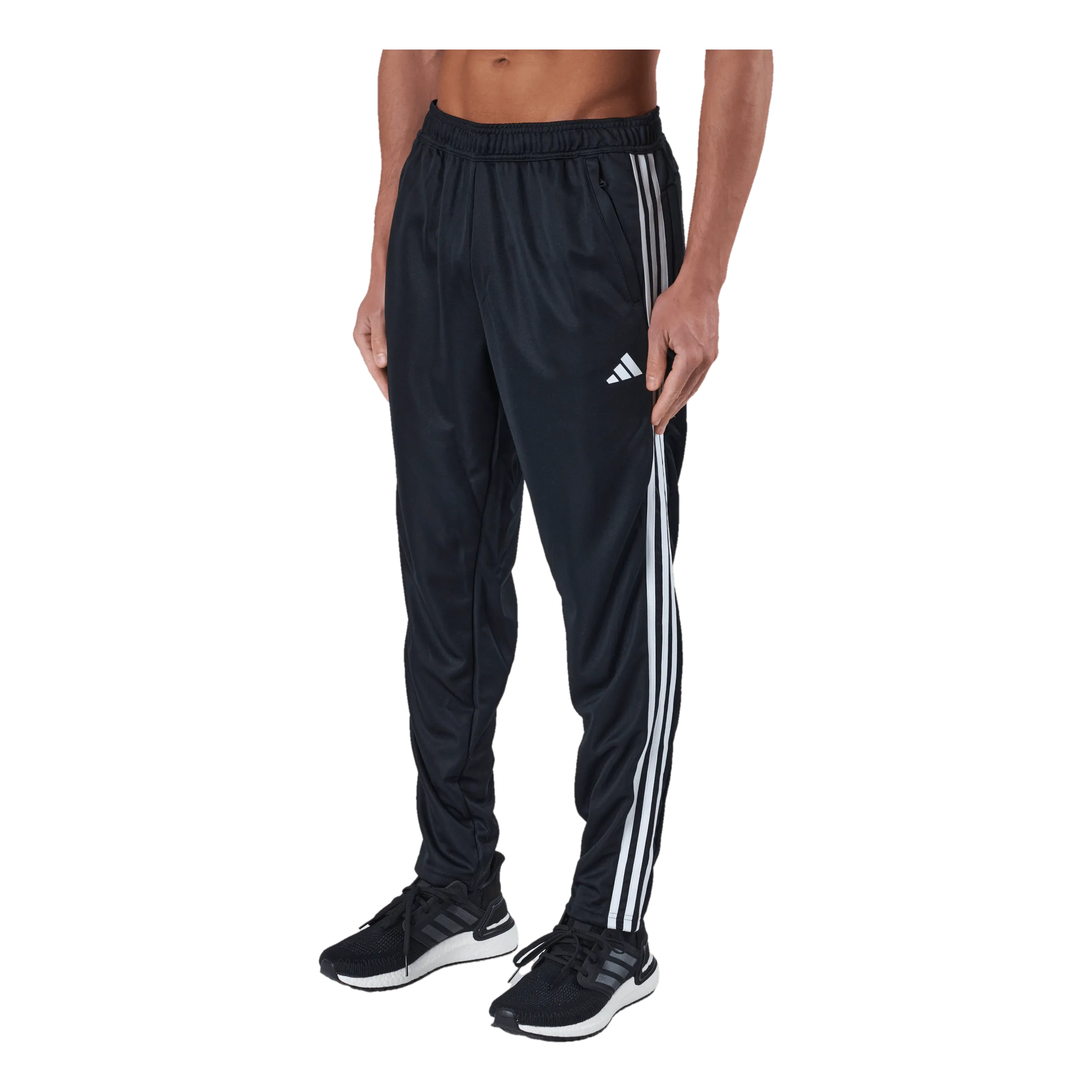 Adidas Train Essentials 3-Stripes Training Joggers Black / White