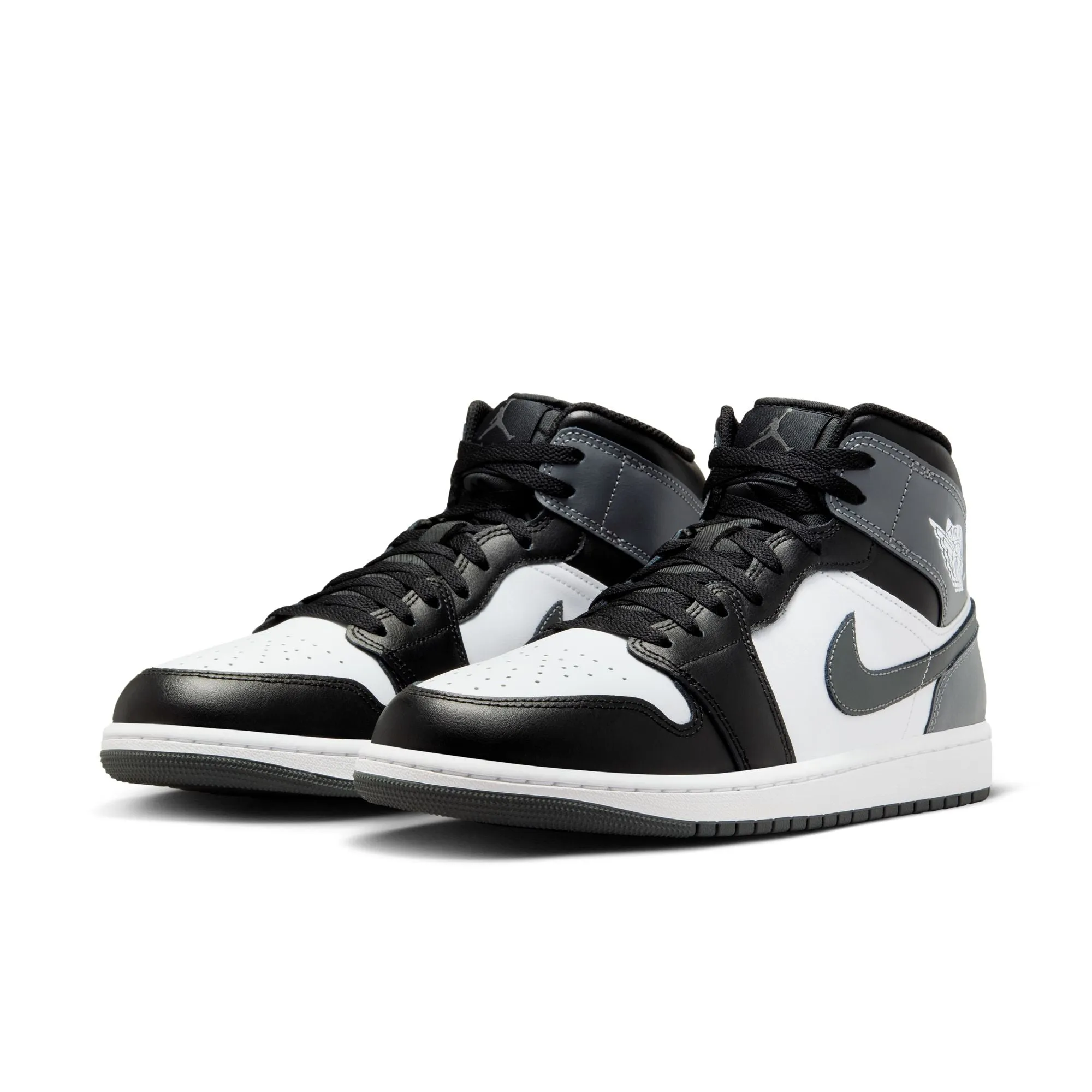 Air Jordan 1 Mid Black/Iron Grey-White