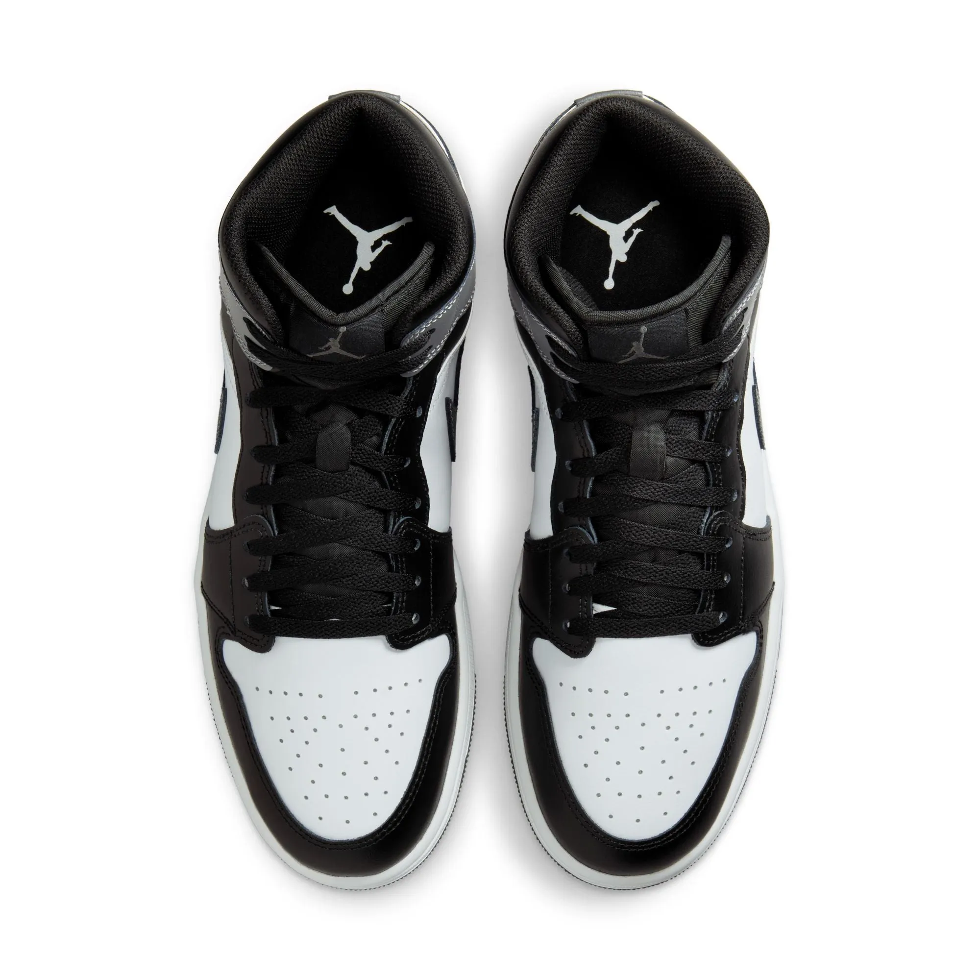 Air Jordan 1 Mid Black/Iron Grey-White