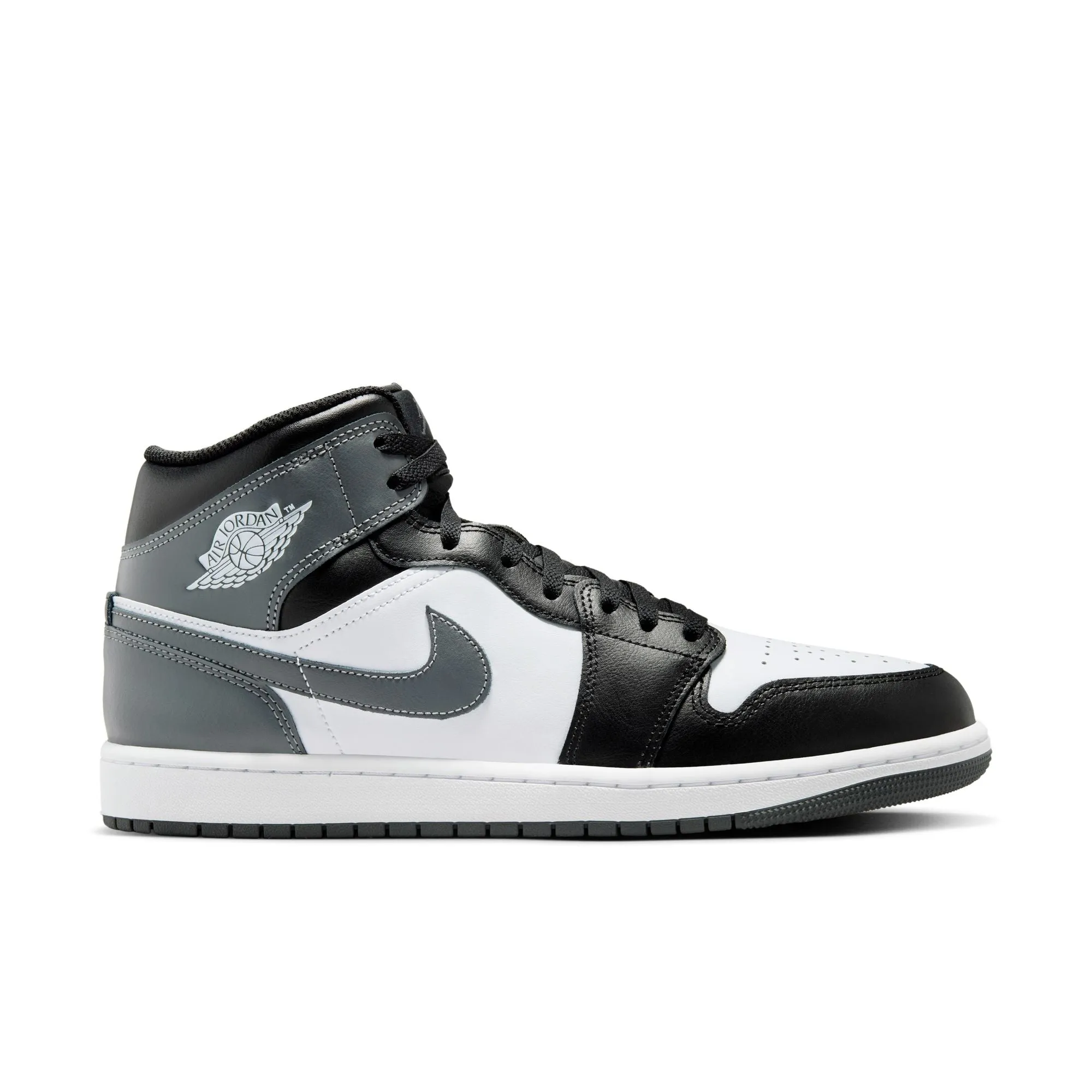 Air Jordan 1 Mid Black/Iron Grey-White