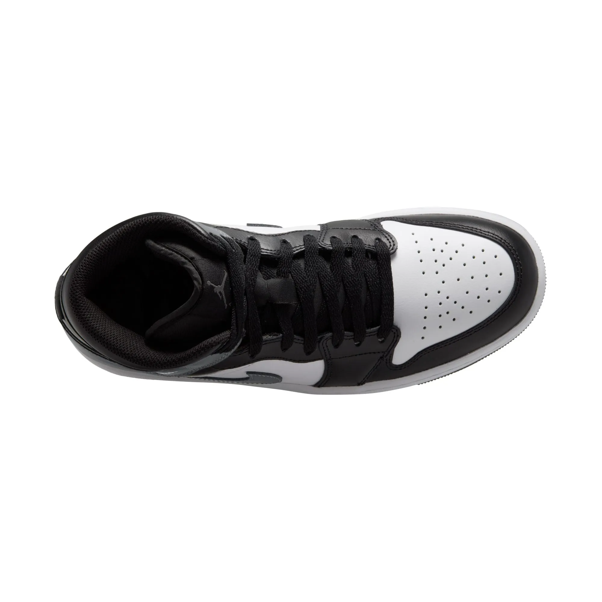 Air Jordan 1 Mid Black/Iron Grey-White