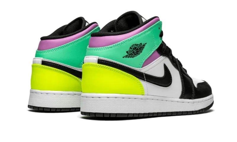 Air Jordan 1 Mid Pastel Black Toe