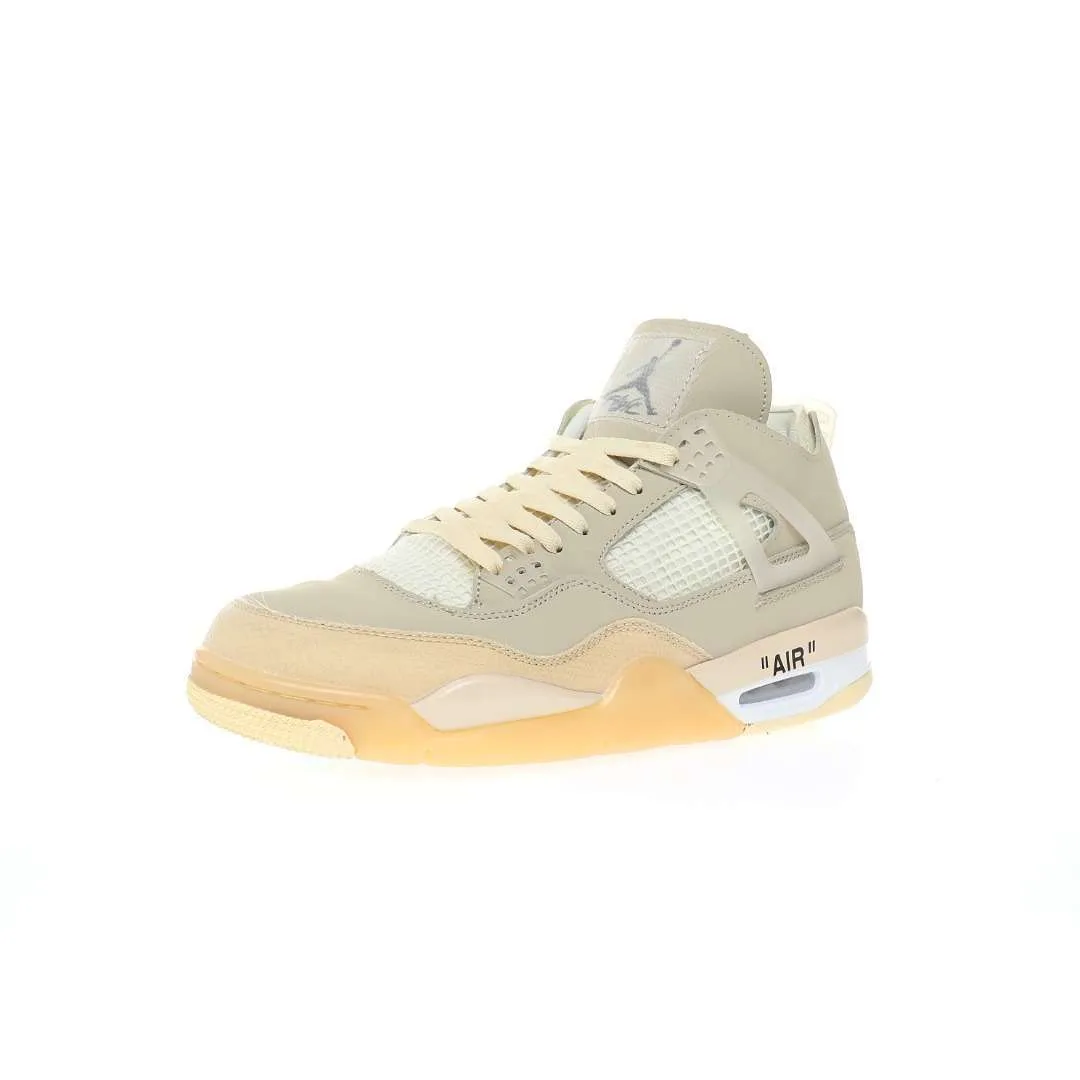 Air Jordan 4 x Off-White «Sail»