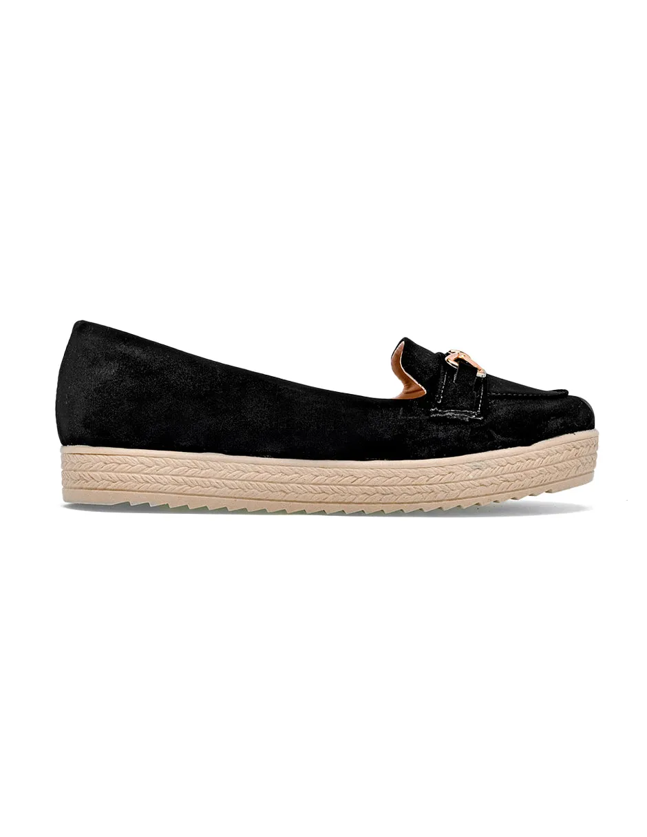 Alpargatas Color Negro Para Mujer De RBBASICS