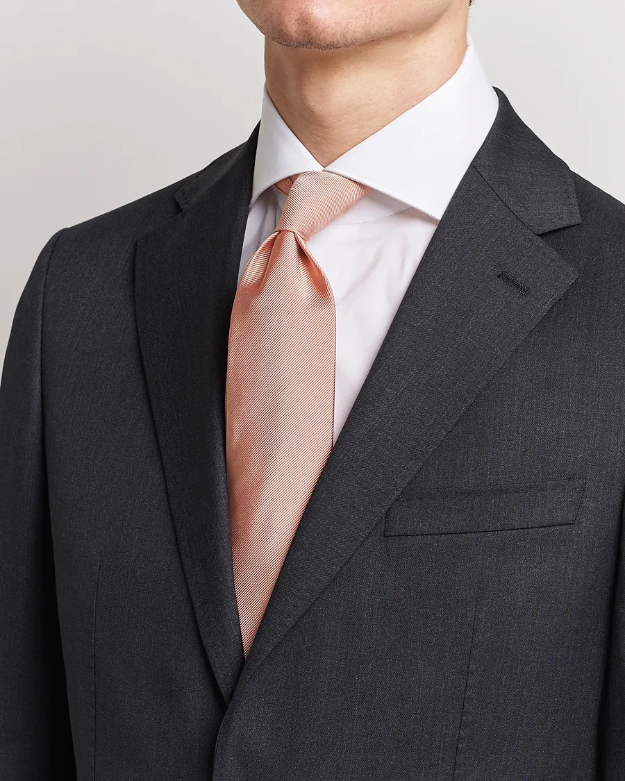 Amanda Christensen Plain Classic Tie 8 cm Powder Pink