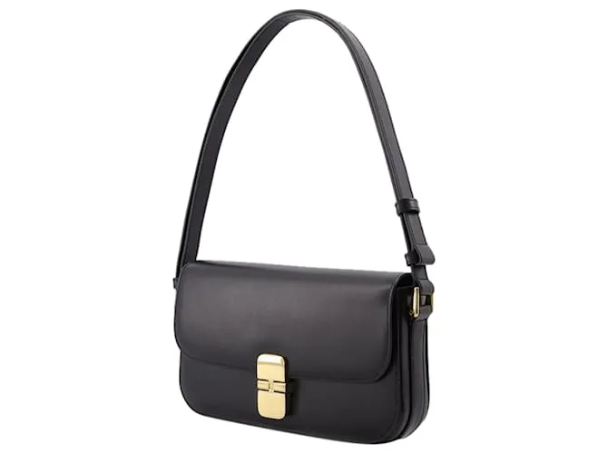 Apc Baguette Grace en cuero negro 