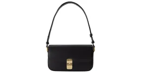 Apc Baguette Grace en cuero negro 