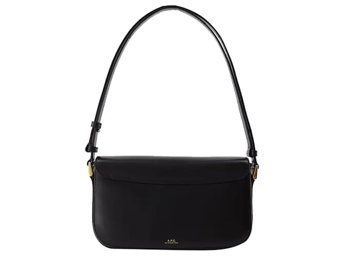 Apc Baguette Grace en cuero negro 