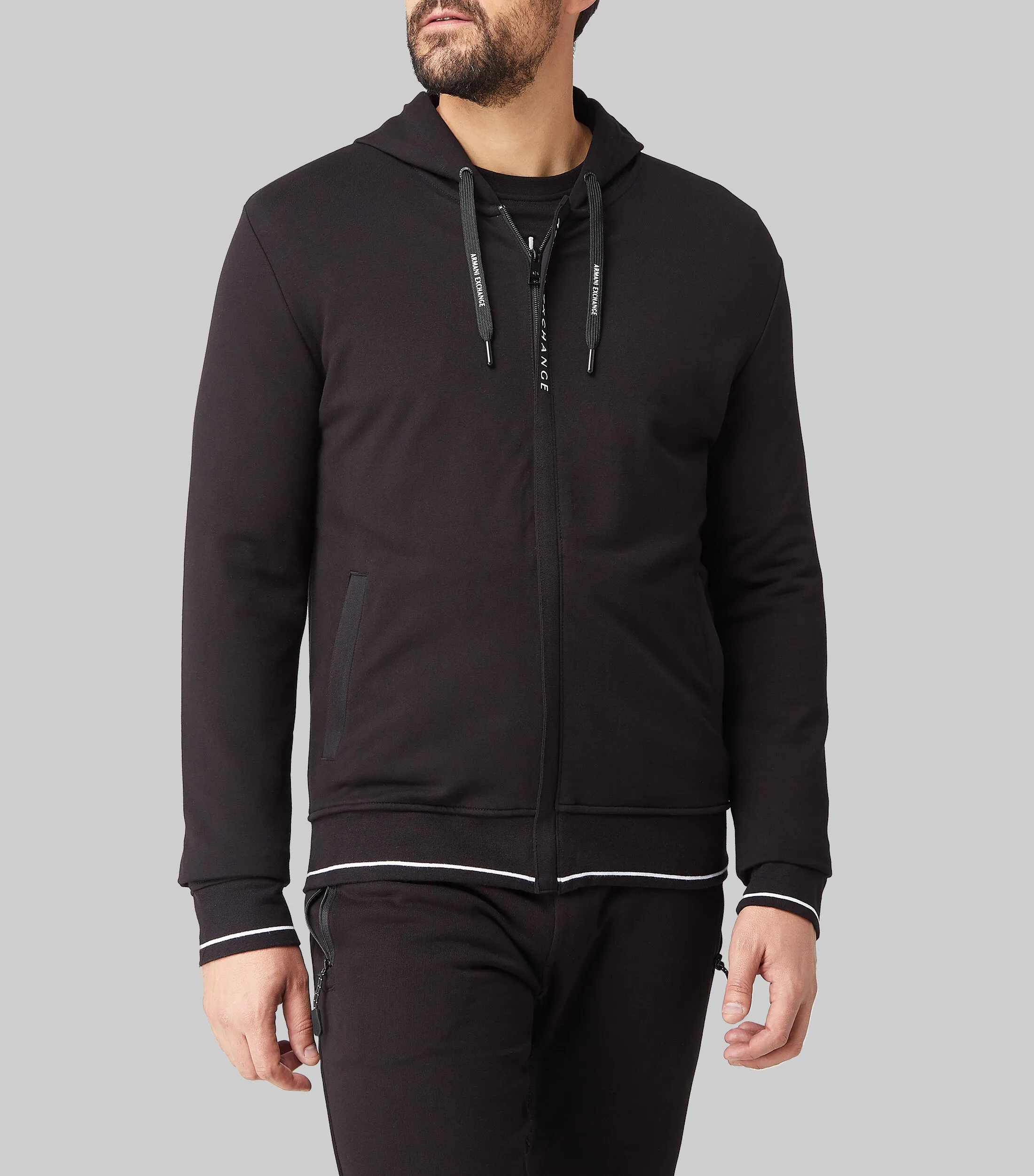 Armani Exchange Sudadera con Cierre y Capucha Hombre