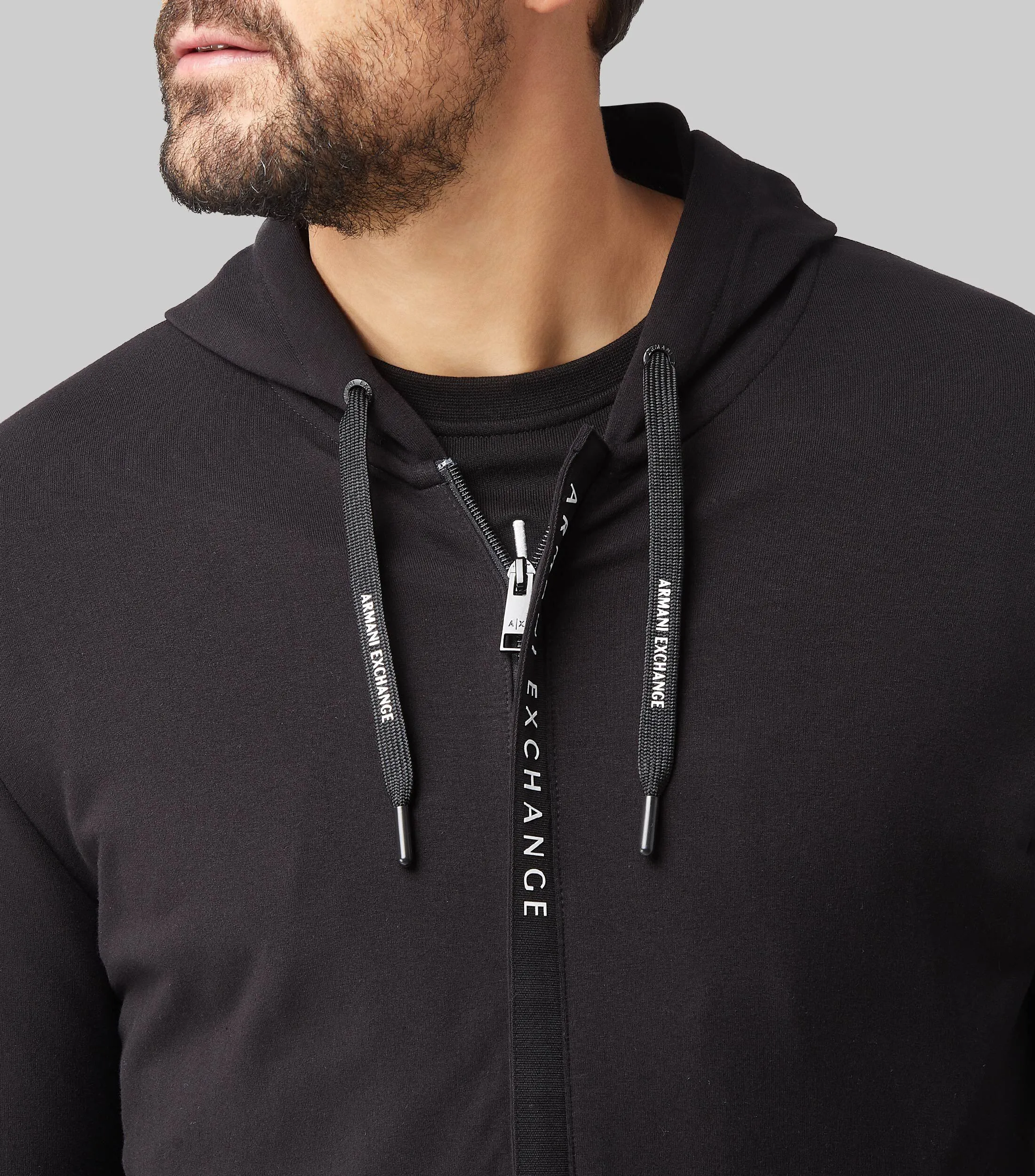 Armani Exchange Sudadera con Cierre y Capucha Hombre