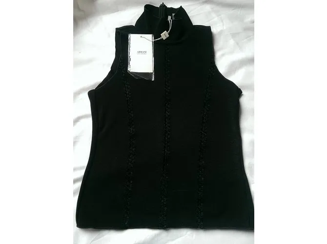 Armani Tops Negro 