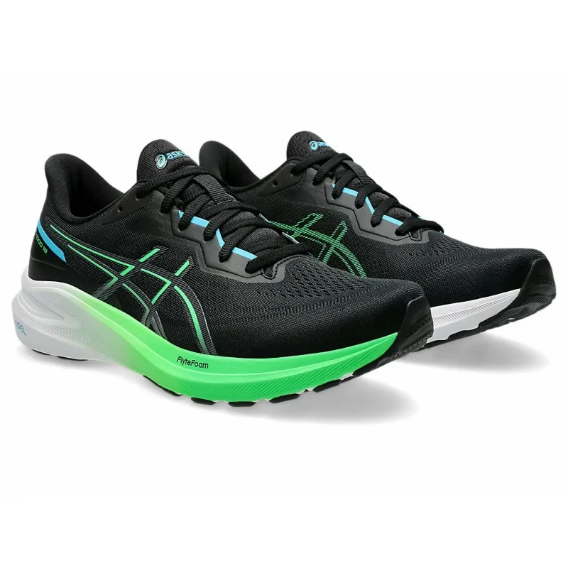 ASICS GT-1000 13 BLACK/DIGITAL AQUA 1011B858 001