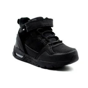 Bamboo zapatilla colegio con velcro color Negro