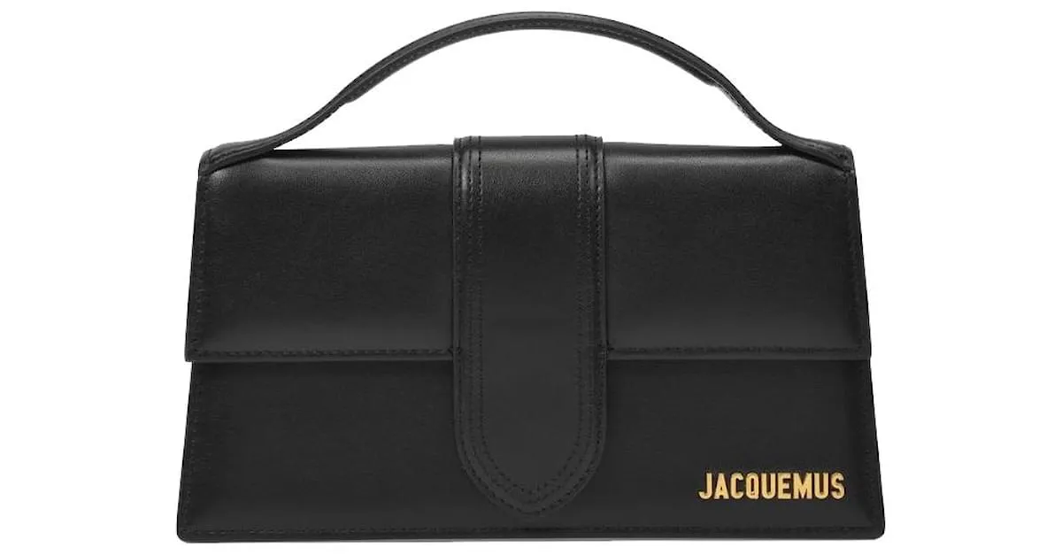 Bandolera Le Grand Bambino - Jacquemus - Negro - Cuero 