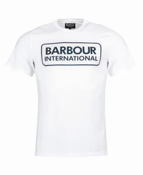 BARBOUR INTERNATIONAL GRAPHIC TEE CLASSIC WHITE