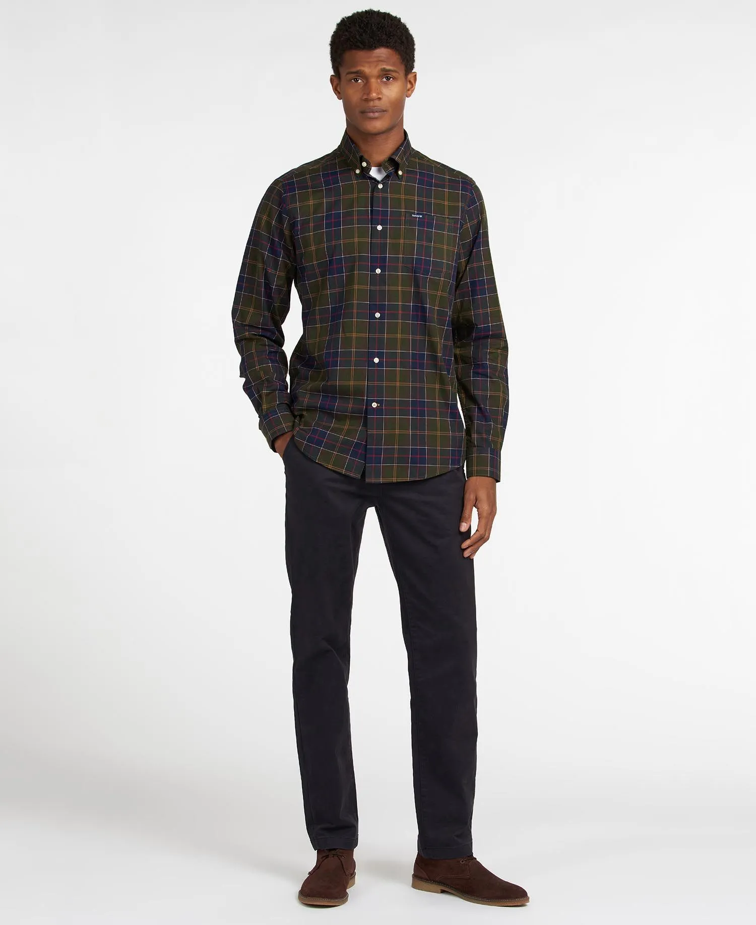 BARBOUR WETHERHAM TAILORED SHIRT CLASSIC TARTAN