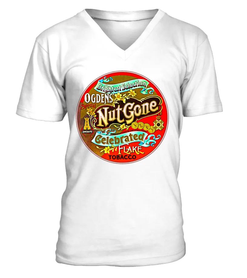 BBRB-072-WT. The Small Faces - Ogden's Nut Gone Flake Camiseta cuello en V Unisex