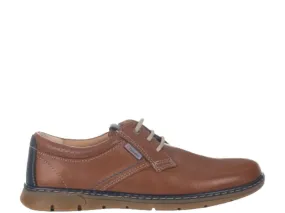 BLUCHER DE PIEL PARA HOMBRE LUISETTI EN COLOR CUERO 23321NA