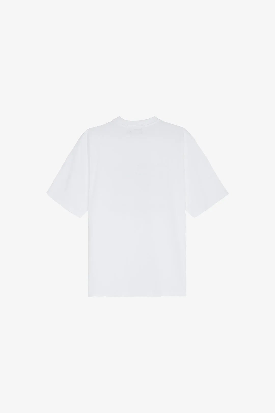 Blue Logo White Tee