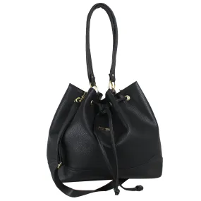 Bolsa Tote Amplia Para Mujer Convertible a Morral Color Negro