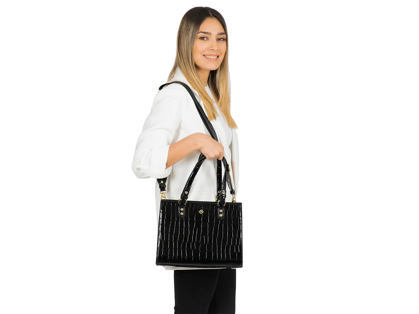 Bolsa Tote Jaime Ibiza Ji1942 Color Negro