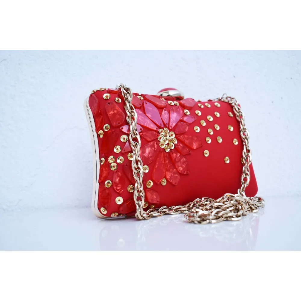 Bolso de fiesta VEGANO | VOLUMBAGS 1843809 ROJO