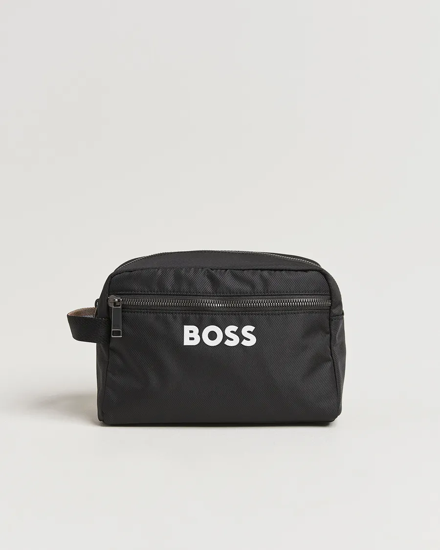 BOSS BLACK Catch Washbag Black