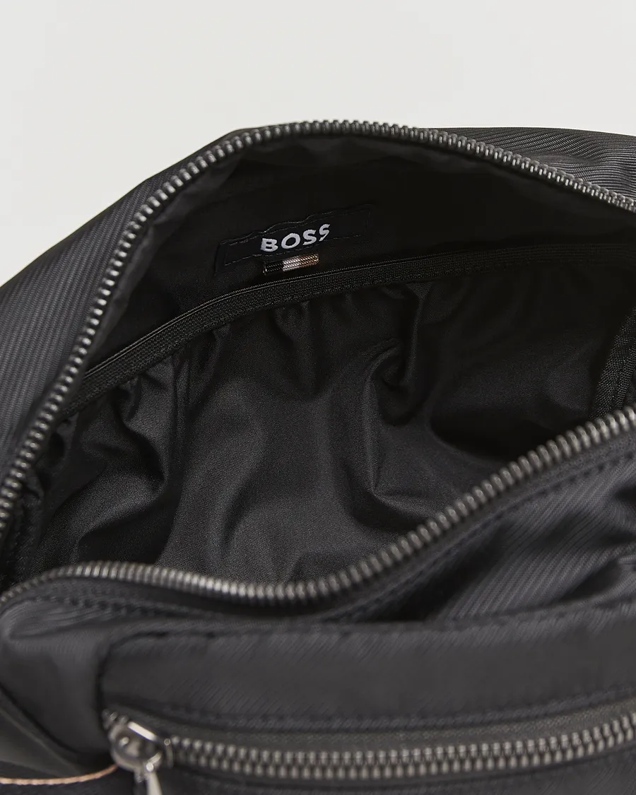 BOSS BLACK Catch Washbag Black