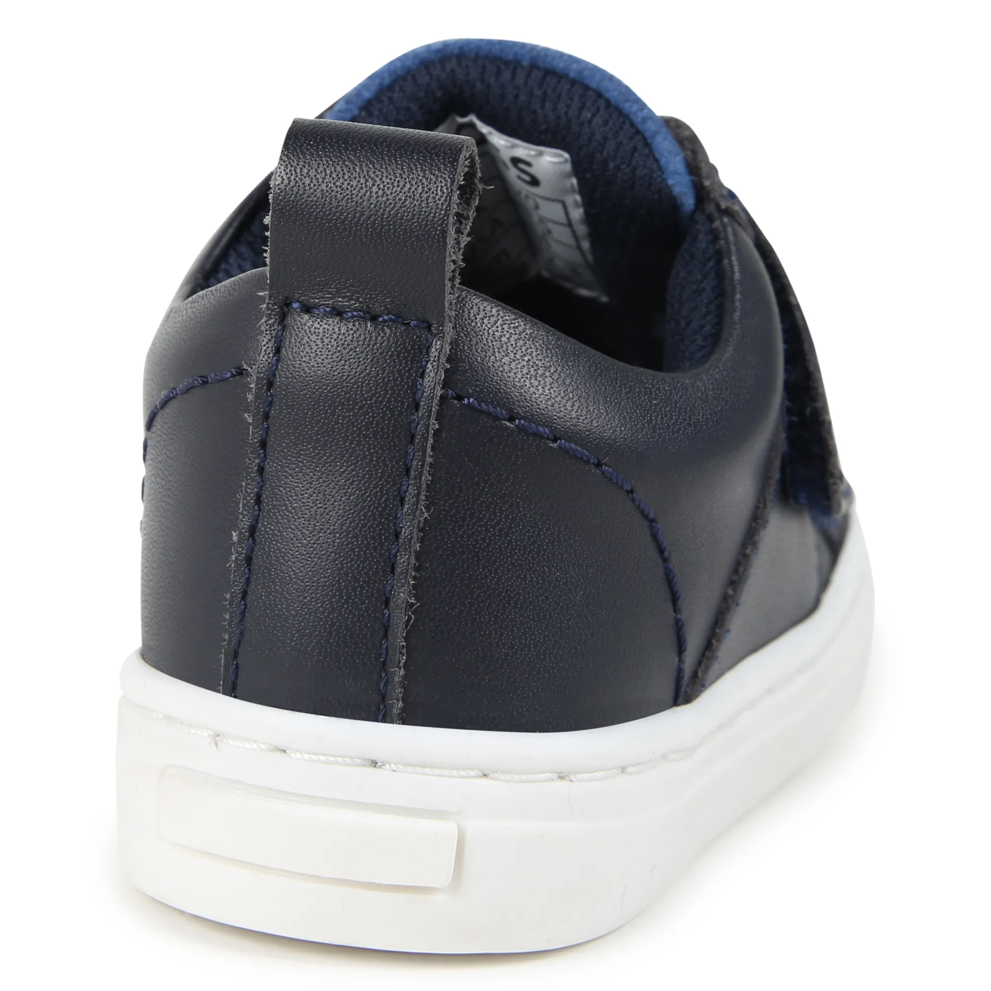 BOSS Zapatillas de piel con velcro