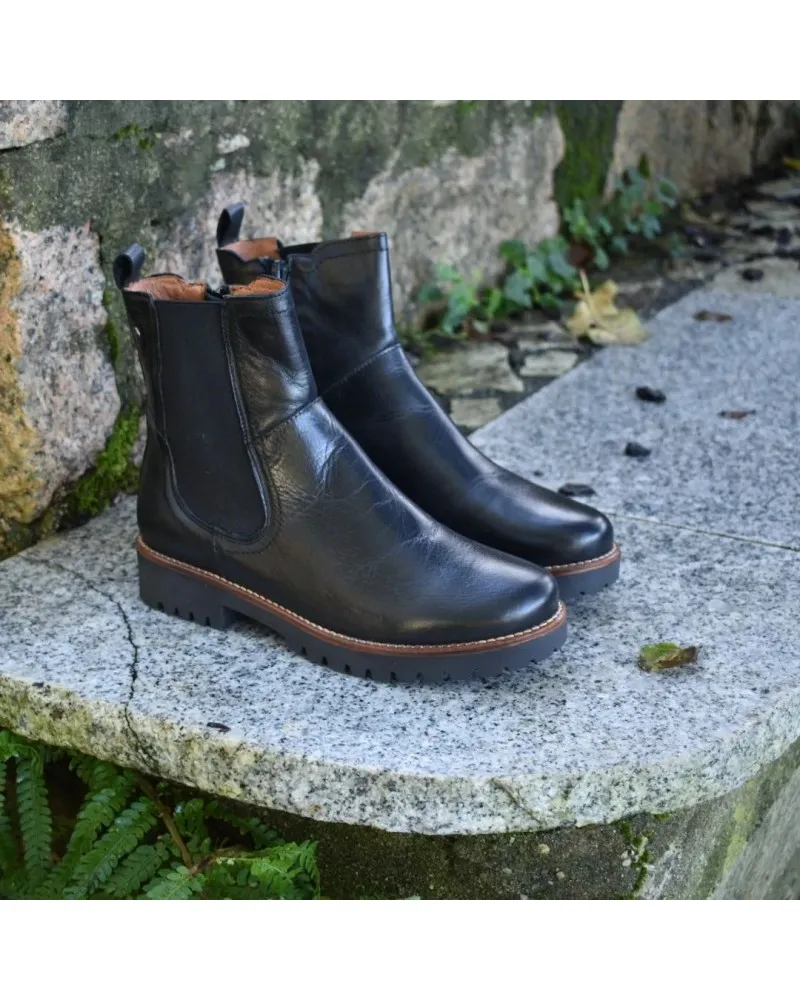 Bota de piel CHELSEA CONFORT GIORDA 23876