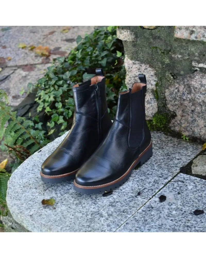 Bota de piel CHELSEA CONFORT GIORDA 23876