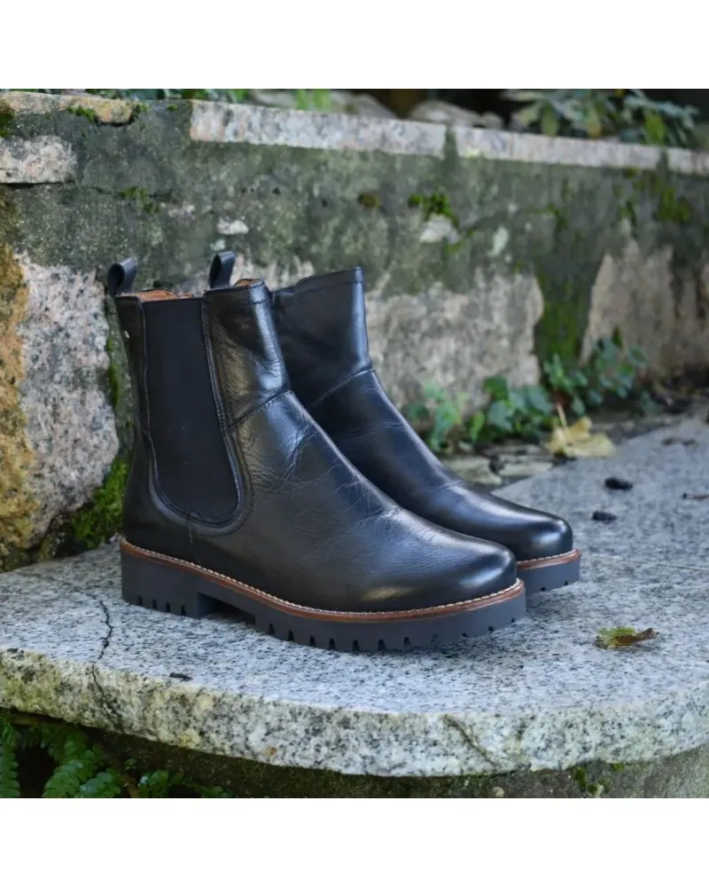 Bota de piel CHELSEA CONFORT GIORDA 23876