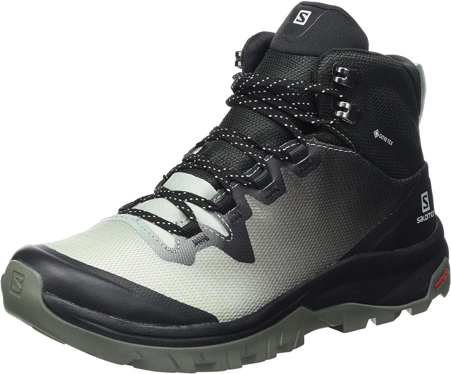 Bota Salomon Vaya Mid GTX W Gris Verdoso/Negro