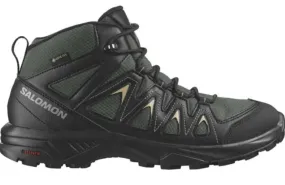 Bota Salomon X Braze Mid GTX Negro/Verde