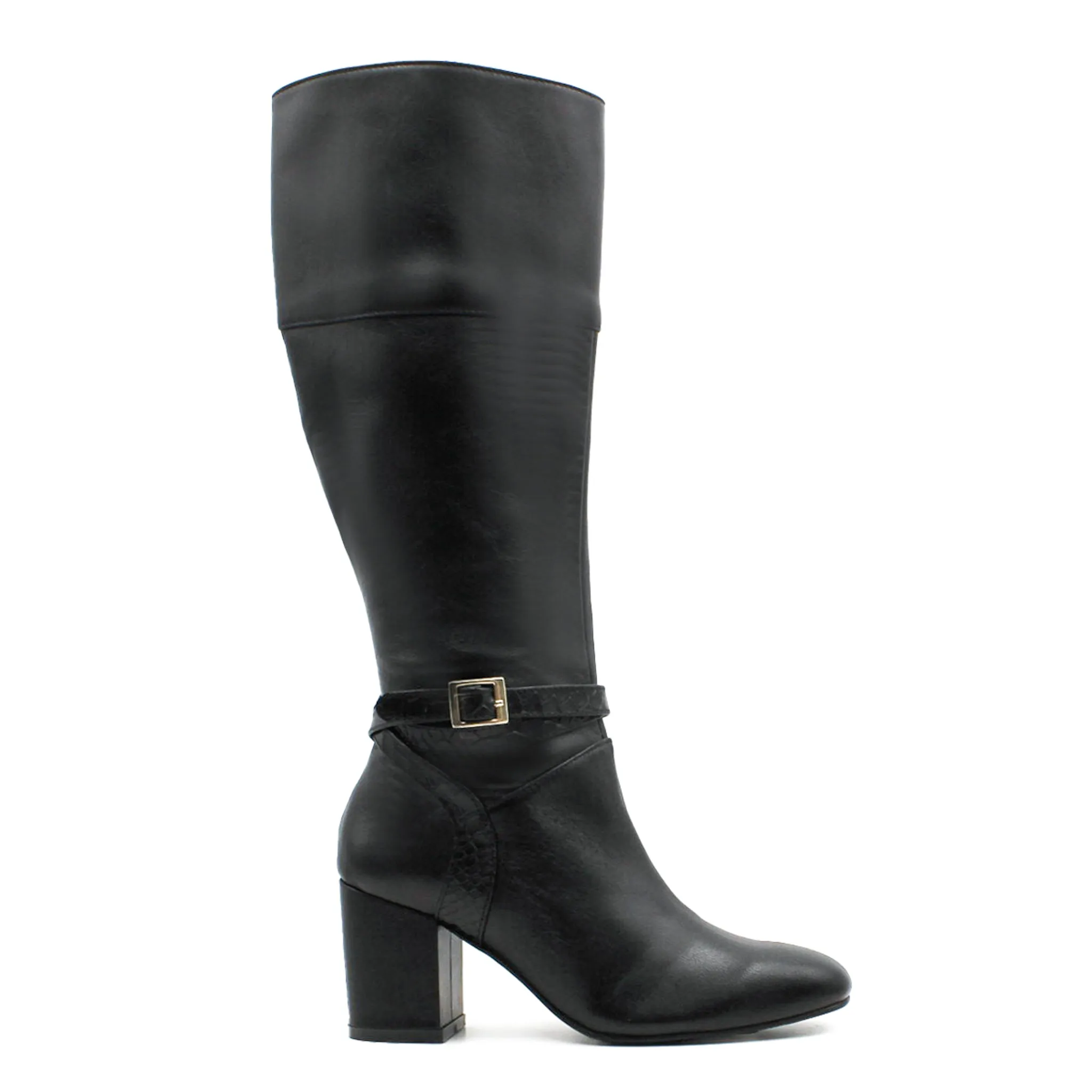 Botas altas Exterior Piel Color Negro Para Mujer De RBCOLLECTION