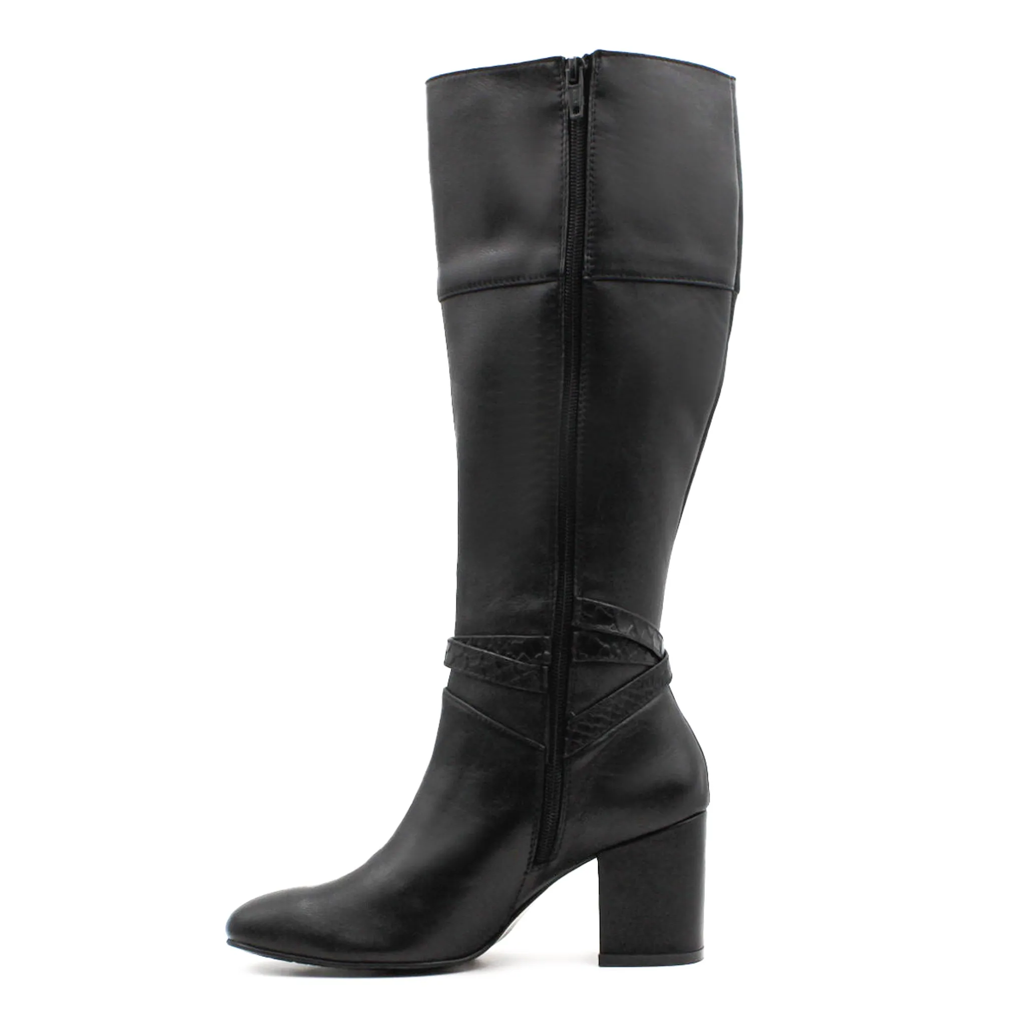 Botas altas Exterior Piel Color Negro Para Mujer De RBCOLLECTION