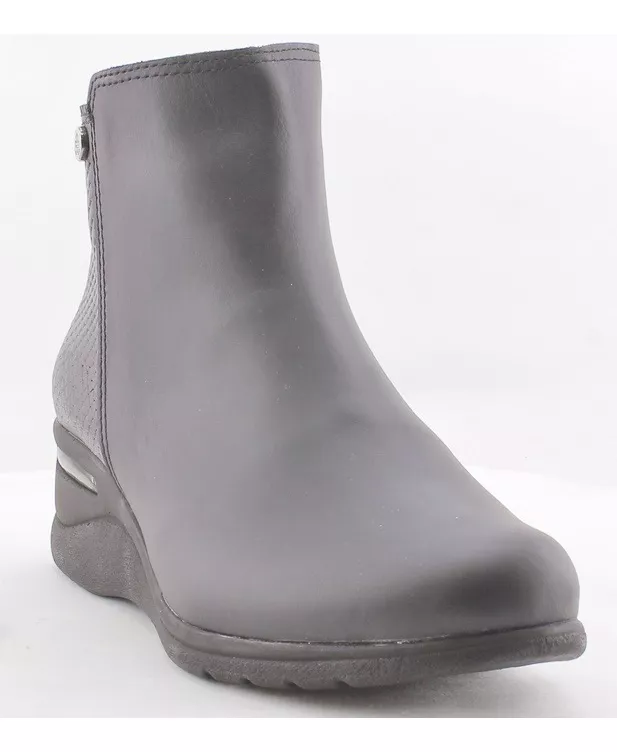 Botas Botinetas Dama Mujer Citadina Firenze Cuero Carg