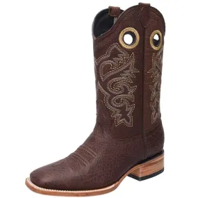 Botas de Cuero Cuello de Toro Original Horma Rodeo WD-305