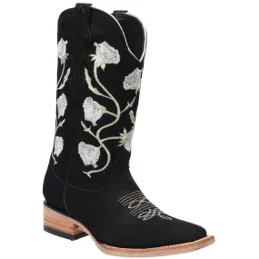 Botas de Cuero Horma Rodeo Nobuck para Mujer WD-498