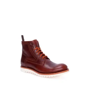 Botas Sendra 14472 Kaspar Moda para hombre en cuero marrón y suela de goma