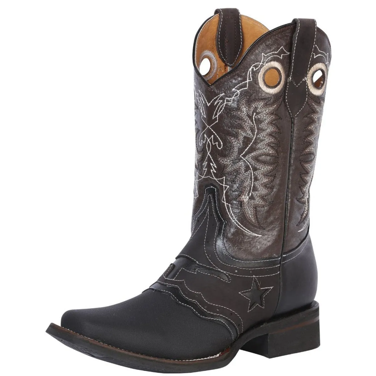 Botas Vaqueras de Cuero Crazy Original Horma Rodeo GEN-33308