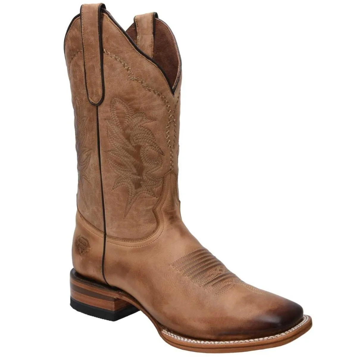 Botas Vaqueras de Cuero Napa Original Horma Rodeo WD-334