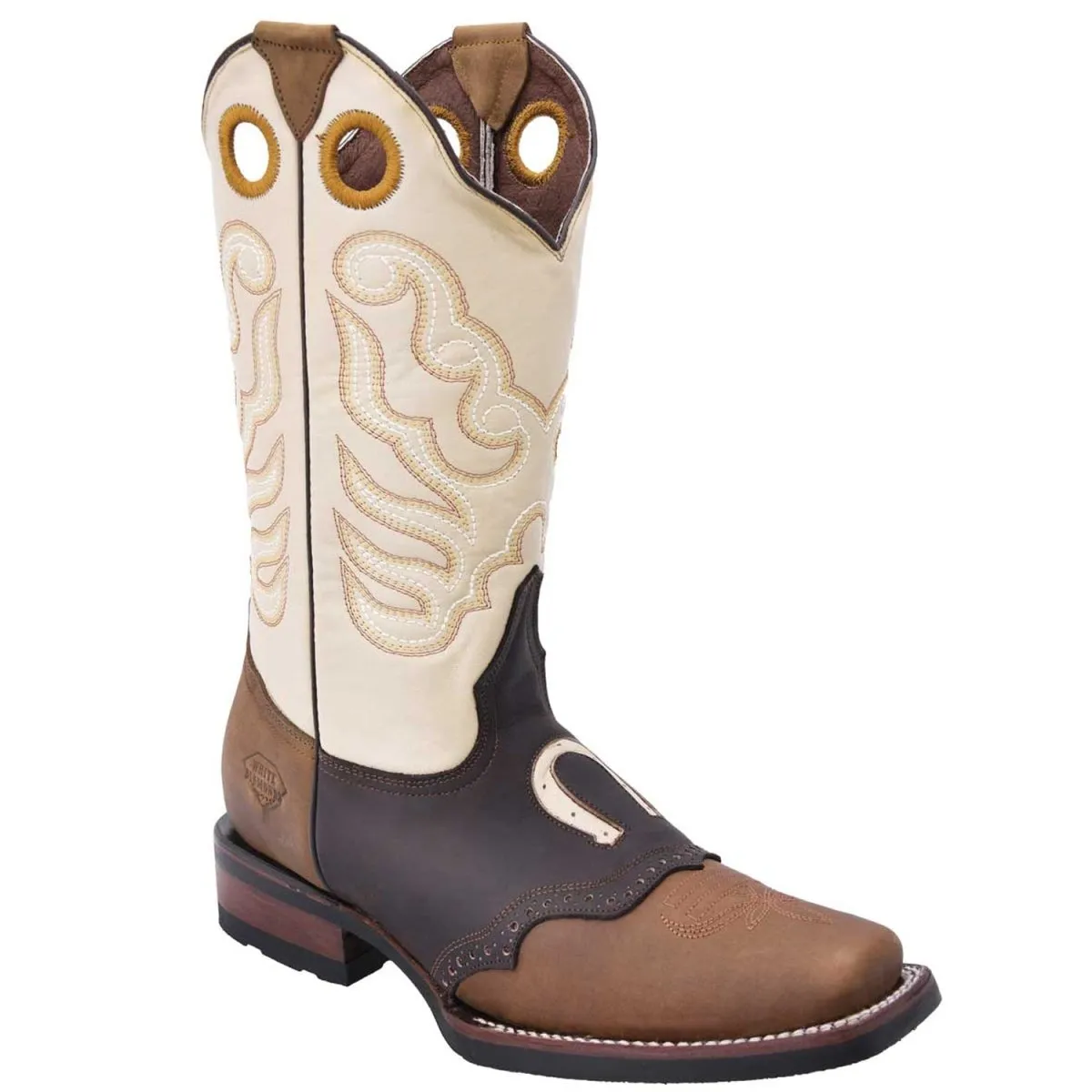 Botas Vaqueras de Cuero Original Horma Rodeo WD-326