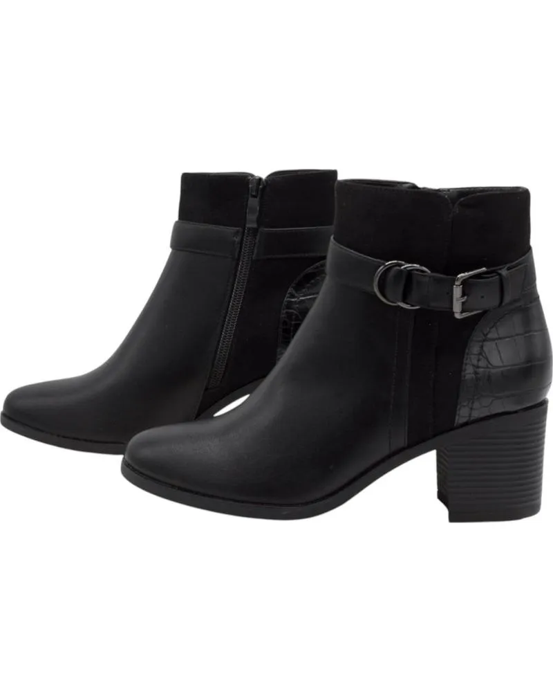 Botines AMARPIES  de Mujer BOTINES DE MUJER ASY27295 EN  NEGRO