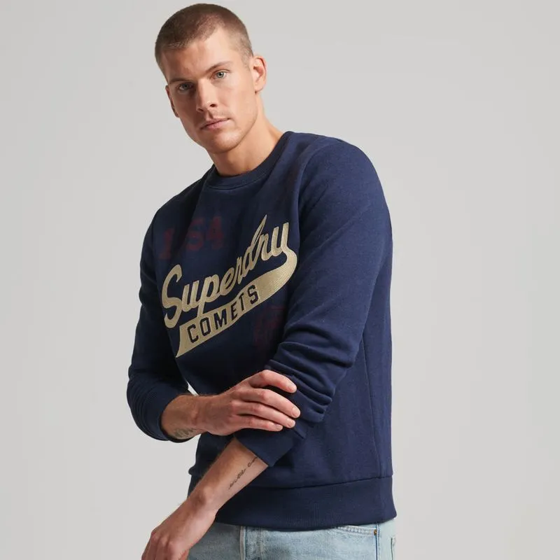 Buzo Cerrado Para Hombre Vintage Home Run Crew Superdry 55538